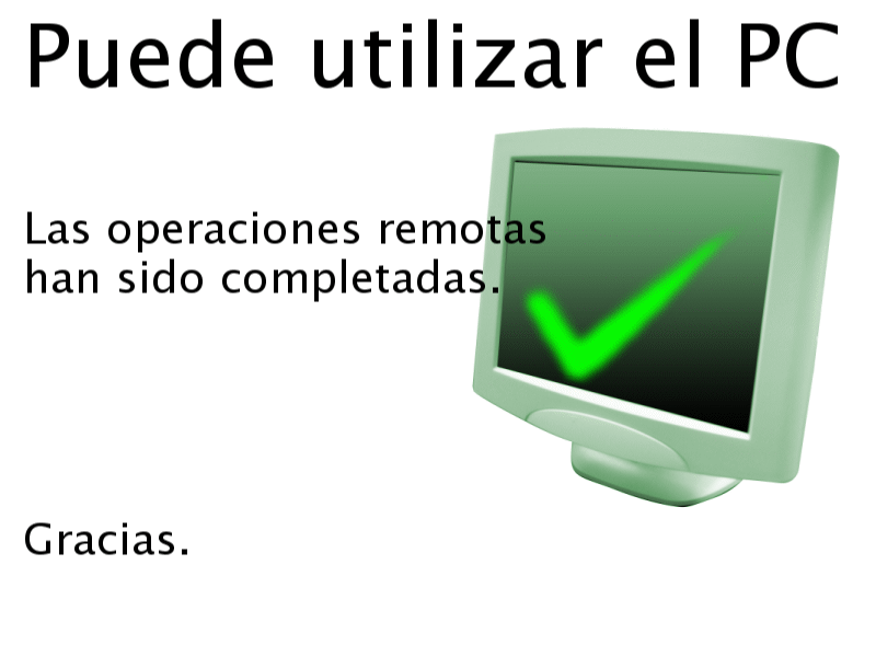 Puede utilizar el PC